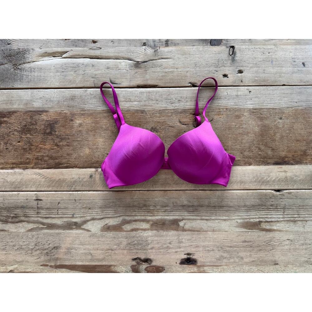 Victoria's Secret Raspberry Pink 32C Very Sexy So Obsessed Smooth Push Up Bra